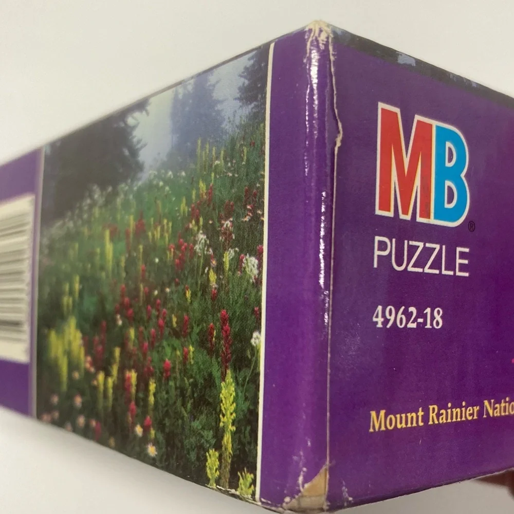 Milton Bradley Puzzle Mount Rainier 1000 Pieces 1996 Washington USA New Sealed